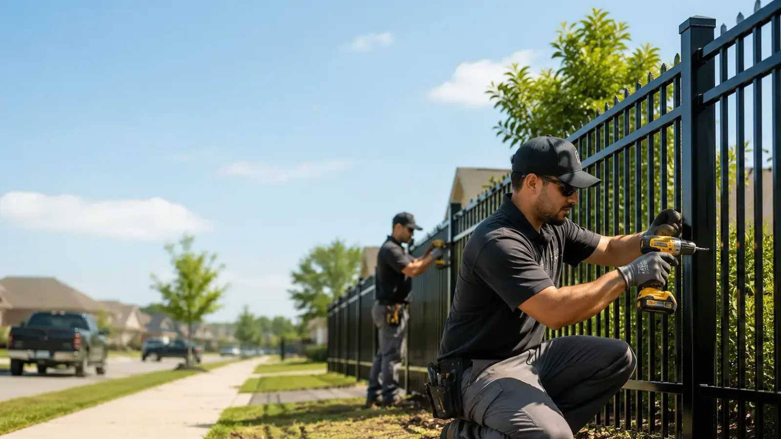 Metal Fence Installation in Driver, AR